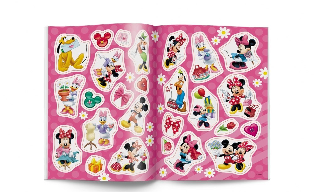 PAINTING BOOK 205X290 DISNEY MINNIE STICKERS AM